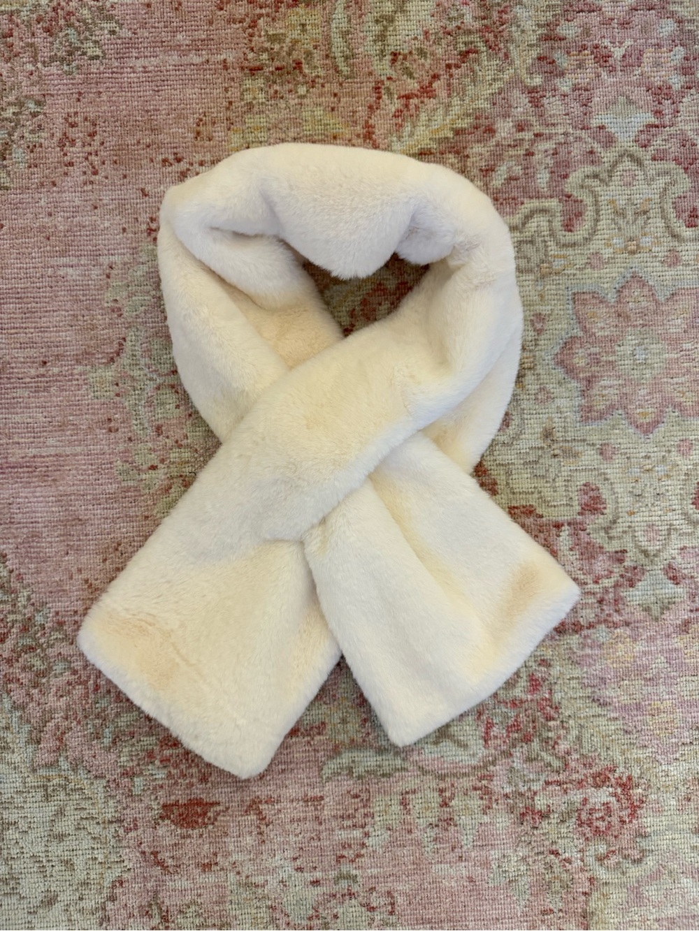 Apparis Kai Faux Fur Scarf - Latte